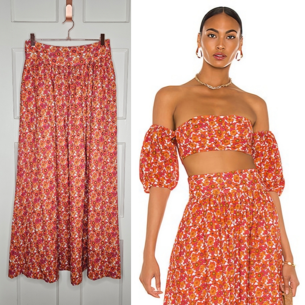 Iorane Floral Maxi Skirt